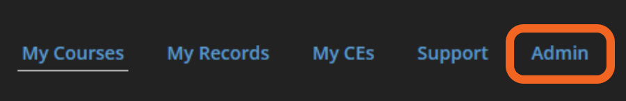 CITI Admin Button CITI Admin Button